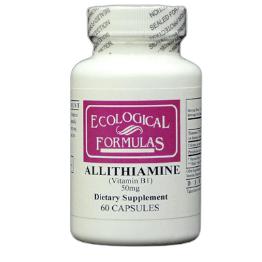 Allithiamine (Vitamin B1) 50 mg 60 caps. * Ecological Formulas Supplement - Conners Clinic
